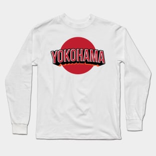 Yokohama Japan Retro Long Sleeve T-Shirt